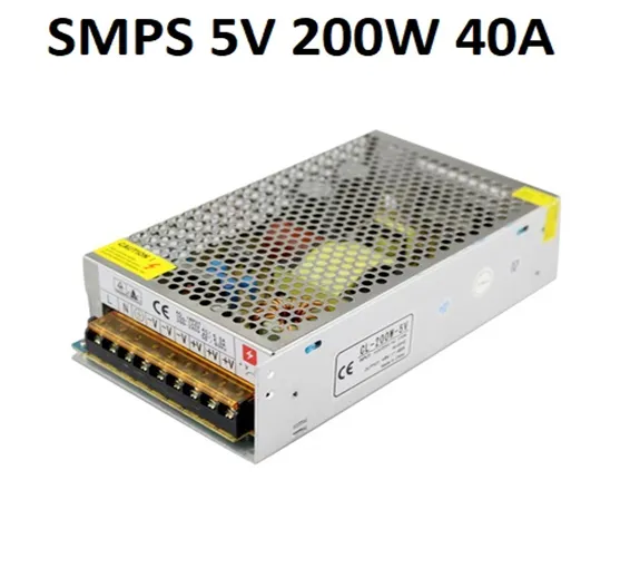 Switching Power Supply SMPS 5V 200W 40A Switching Power Supply SMPS 5V 200W 40A