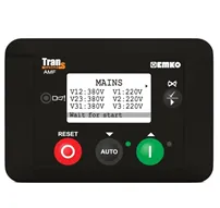 Trans mini-AMF Automatic Genset Controller with Transfer Switch EMKO Automatic Mains Failure Unit AGC Generator Controller in Pakistan Trans mini-AMF Automatic Genset Controller with Transfer Switch EMKO Automatic Mains Failure Unit AGC Generator Controller in Pakistan