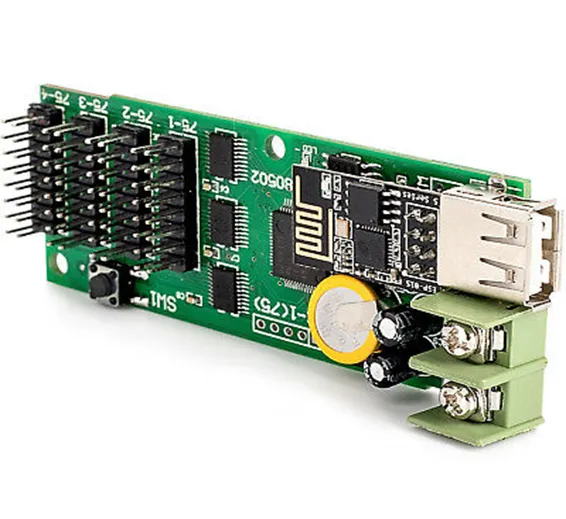 Full Color LED Control Card,HC-1W, 4*HUB75B. Only support Android APP, WIFI and USB Card Full Color LED Control Card,HC-1W, 4*HUB75B. Only support Android APP, WIFI and USB Card