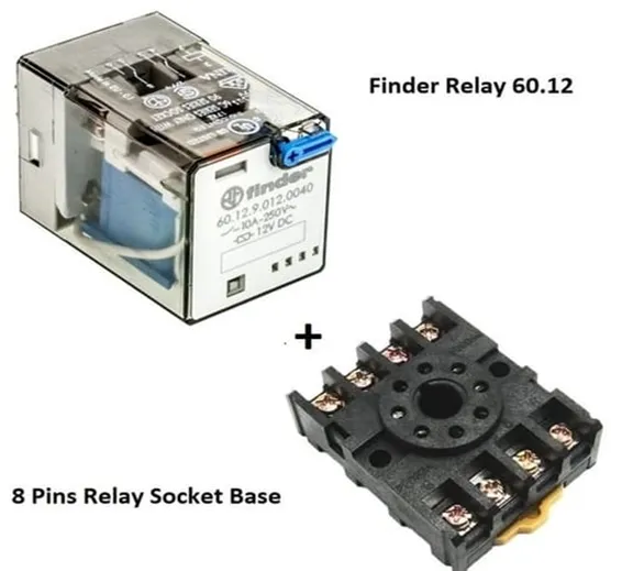 RS PRO Plug In Power Relay, 12V dc Coil, 10A Switching Current