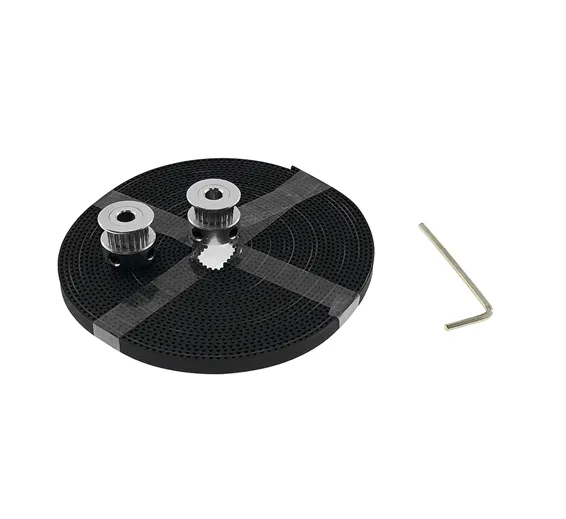 5mm 2 Meter GT2 Timing Belt with 2Pcs Of GT2 Pulley 16 Teeth