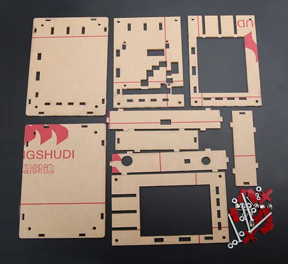 Transparent Acrylic Sheet Housing Module Case For DSO138 Oscilloscope