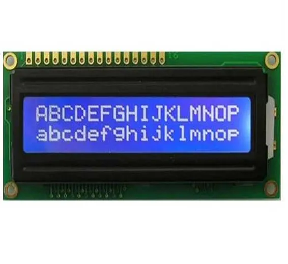 Blue 1602 LCD 16x2 Character LCD Arduino Display For Arduino