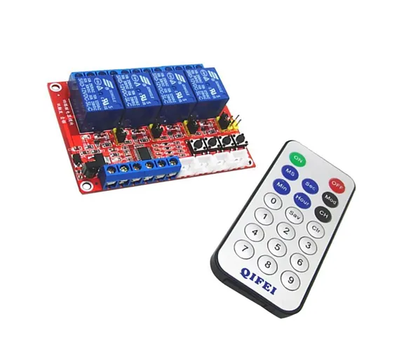 12v 4 Channel IR Infrared Remote Control Switch Relay Module Board Kit 12v 4 Channel IR Infrared Remote Control Switch Relay Module Board Kit