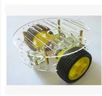 2WD Round Robot Car Chassis In Pakistan