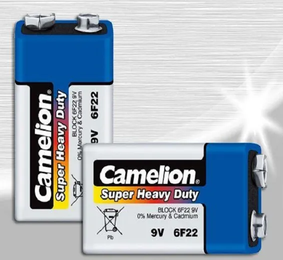 Camelion 9V Battery Super Heavy Duty Camelion 9V Battery Super Heavy Duty