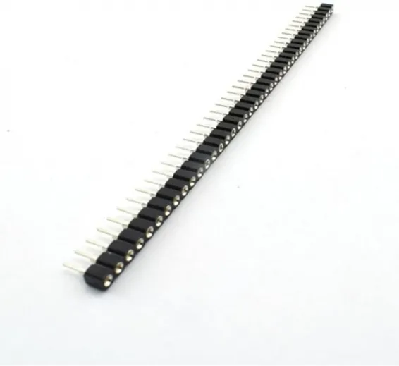 Single Row 40Pin 2.54mm Round Female Pin Header Strip