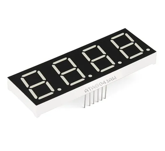 4 Digit 7 Segment Red LED Display