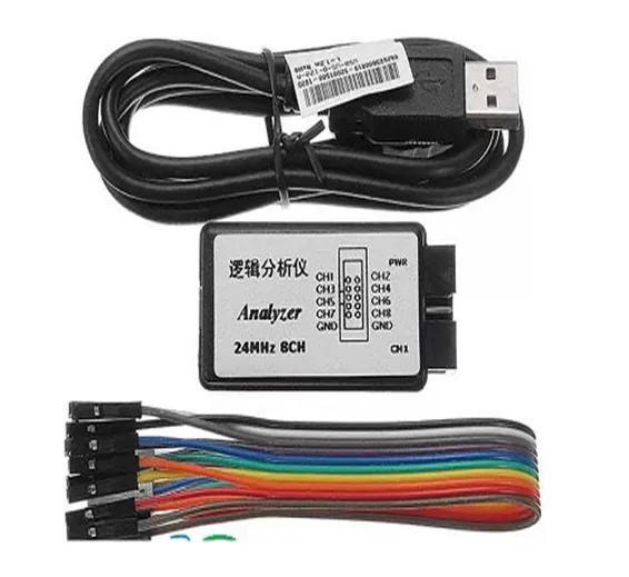 24Mhz 8CH USB Logic Analyzer For Microcontroller & FPGA Debugging 24Mhz 8CH USB Logic Analyzer For Microcontroller & FPGA Debugging