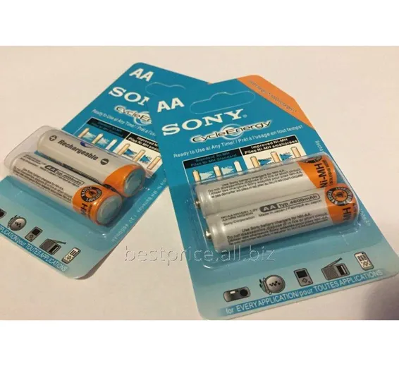 2 pcs Sony Ni-MH AA 1.2V 4600mAh Rechargeable Battery 2 pcs Sony Ni-MH AA 1.2V 4600mAh Rechargeable Battery