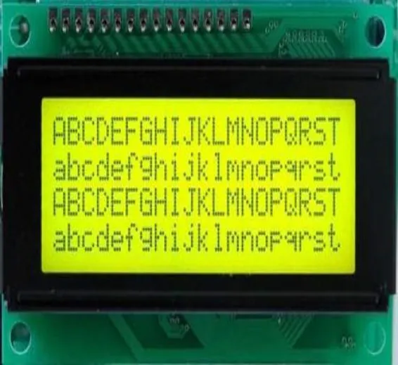 2004A LCD 20x4 Character LCD Green Backlight