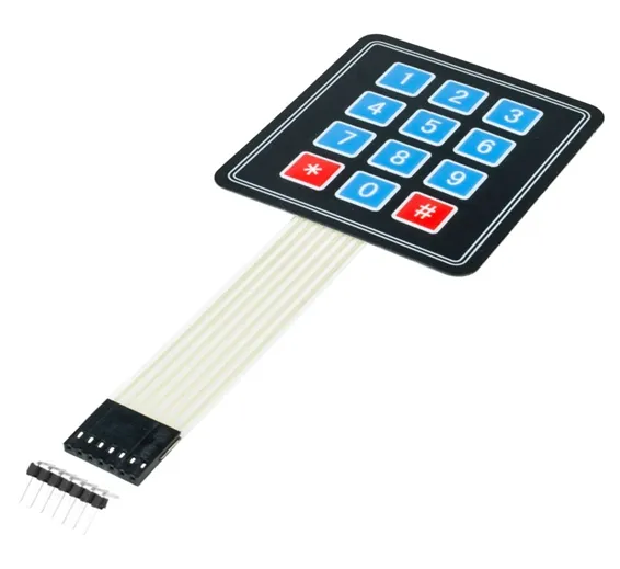 Arduino 3X4 KEYPAD 4×3 Matrix 12 keys Membrane Switch Keypad Arduino 3X4 KEYPAD 4×3 Matrix 12 keys Membrane Switch Keypad