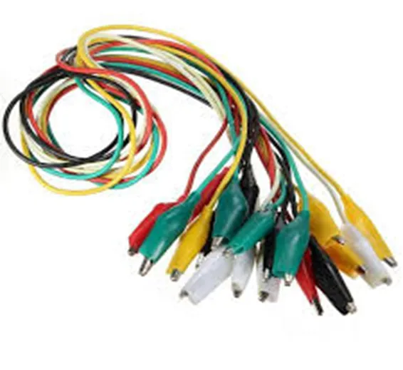Alligator Clips Electrical DIY Test Leads 10pcs For Test Leads Double-ended Crocodile Clips Roach Clip Test Jumper Wire Alligator Clips Electrical DIY Test Leads 10pcs For Test Leads Double-ended Crocodile Clips Roach Clip Test Jumper Wire