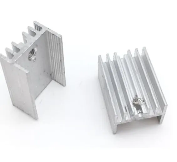 Silver Aluminium TO 220 Heat Sink Silver Aluminium TO 220 Heat Sink