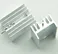 Silver Aluminium TO 220 Heat Sink