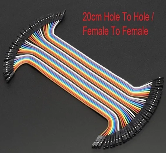20Cm Hole To Hole Jumper Wire Dupont Line 40 Pin Arduino Jumper Wires