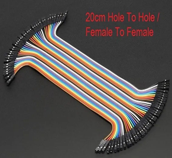20Cm Hole To Hole Jumper Wire Dupont Line 40 Pin Arduino Jumper Wires 20Cm Hole To Hole Jumper Wire Dupont Line 40 Pin Arduino Jumper Wires