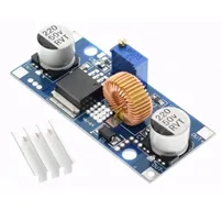 Adjustable DC To DC Step Down 5A Buck Converter With Heatsink XL4015 Adjustable DC To DC Step Down 5A Buck Converter With Heatsink XL4015