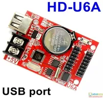 Huidu LED Display Controller Card HD-U6A (USB Port)Single color P10 Led Modules Huidu LED Display Controller Card HD-U6A (USB Port)Single color P10 Led Modules