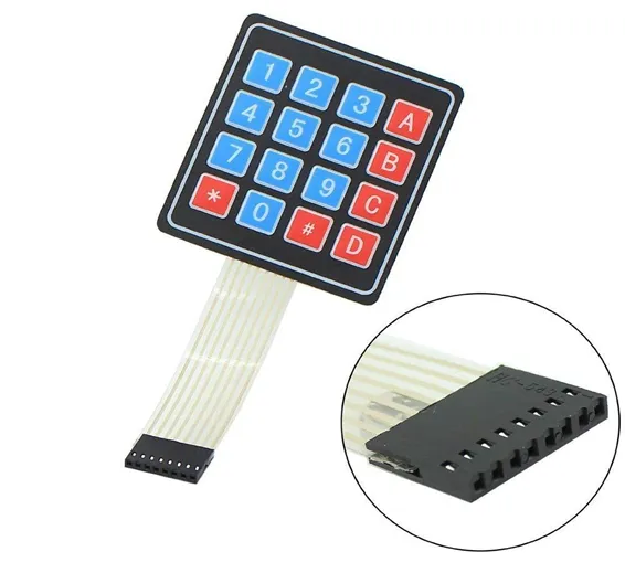 Arduino 4X4 Keypad Matrix Keypad Membrane Switch