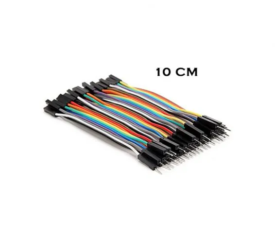 10Cm Pin To Hole Jumper Wire Dupont Line 40 Pin Male To Female Arduino Jumper Wires 10Cm Pin To Hole Jumper Wire Dupont Line 40 Pin Male To Female Arduino Jumper Wires