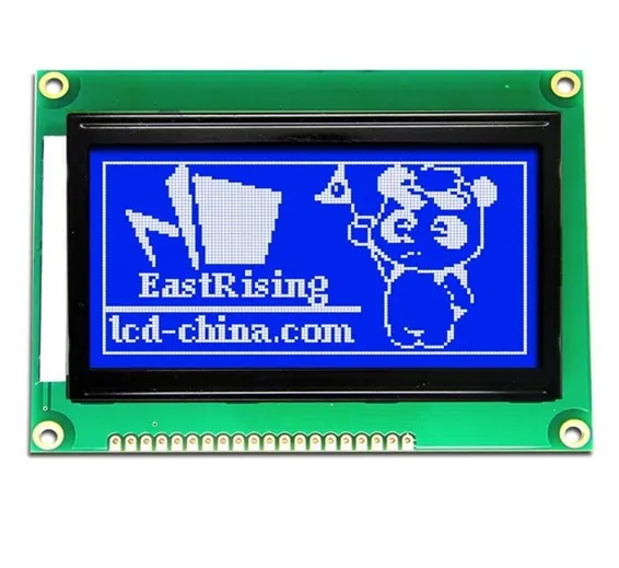 Blue Color 128×64 Graphical LCD