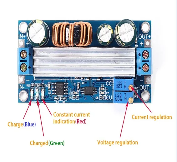 4A DC-DC Adjustable Voltage Regulator Boost Buck Step Up Down Converter 4A DC-DC Adjustable Voltage Regulator Boost Buck Step Up Down Converter