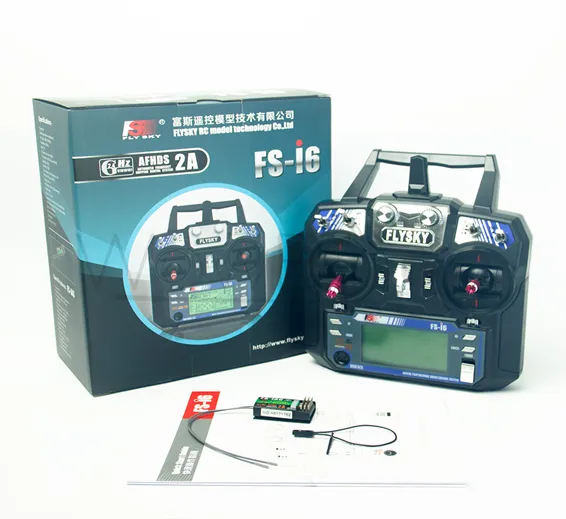 6 Channel RC Transmitter Receiver Flysky FS-I6 Transmitter With FS-IA6 Receiver 6 Channel RC Transmitter Receiver Flysky FS-I6 Transmitter With FS-IA6 Receiver