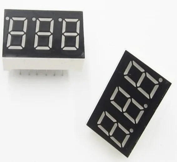 3 Digit Common Cathode 7 Segment LED Display 3 Digit Common Cathode 7 Segment LED Display