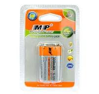 300mAh Ni-Mh Rechargeable 9V Battery 300mAh Ni-Mh Rechargeable 9V Battery
