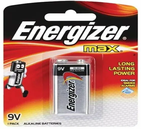 Energizer Pile Alcaline Energizer Max 9V, pack de 1 