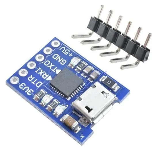 6 Pin CP2102 Micro USB to UART TTL Module Programmer