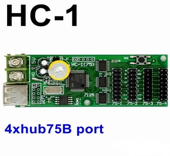 Async usb-disk HC-1 full color LED Display controller,192 x128, 384x64 Support, 4 xhub75 design for small RGB led display in pakistan Async usb-disk HC-1 full color LED Display controller,192 x128, 384x64 Support, 4 xhub75 design for small RGB led display in pakistan