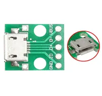 Female MICRO USB to DIP 5-Pin Bread Board Power Supply Female MICRO USB to DIP 5-Pin Bread Board Power Supply