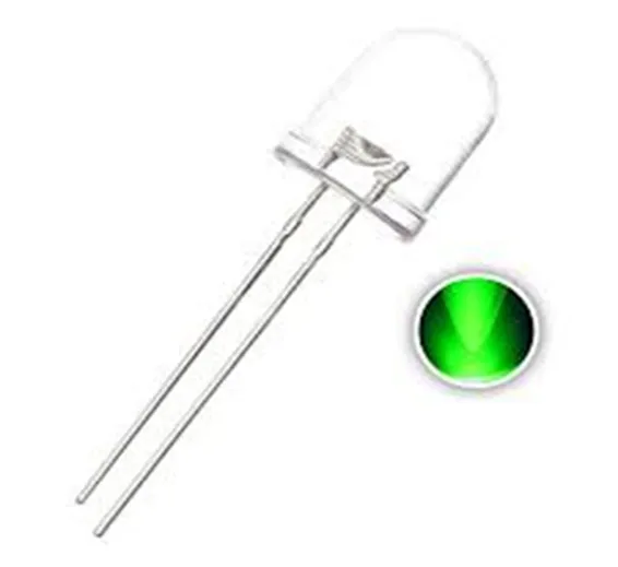 10mm Green LED Light Emitting Diode 10mm Green LED Light Emitting Diode