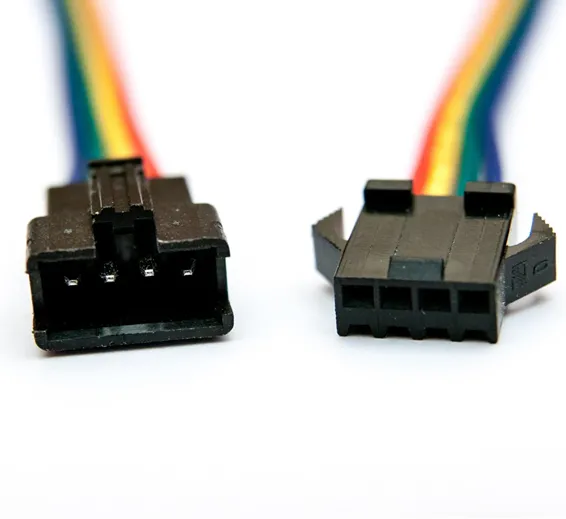 4 Pin SM Connector Male to Female 4pin SM Connector Cable for RGB LED Strip 4 Pin SM Connector Male to Female 4pin SM Connector Cable for RGB LED Strip