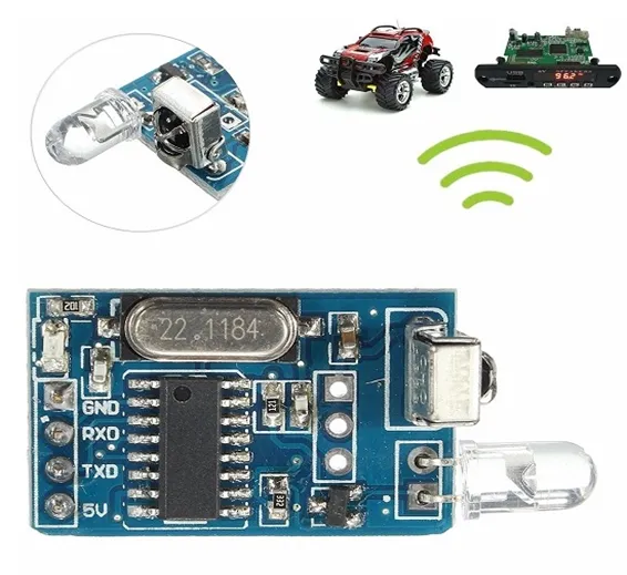 DIY 5V Wireless IR Infrared Remote Decoder Encoding Transmitter Receiver Module in Pakistan DIY 5V Wireless IR Infrared Remote Decoder Encoding Transmitter Receiver Module in Pakistan