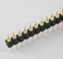 Gold Plated 2.54mm Male 40 Pin Single Row Straight Round Pin Header Strip