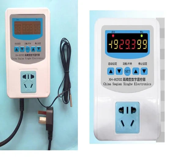 intelligent digital display temperature controller socket switch XH W2102 intelligent digital display temperature controller socket switch XH W2102