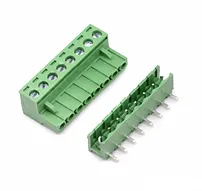 5.08 mm Pitch 8 Pin Right Angle PCB Mount Plug Able Terminal Block Connectors, Bent Screw Terminal 5.08 mm Pitch 8 Pin Right Angle PCB Mount Plug Able Terminal Block Connectors, Bent Screw Terminal