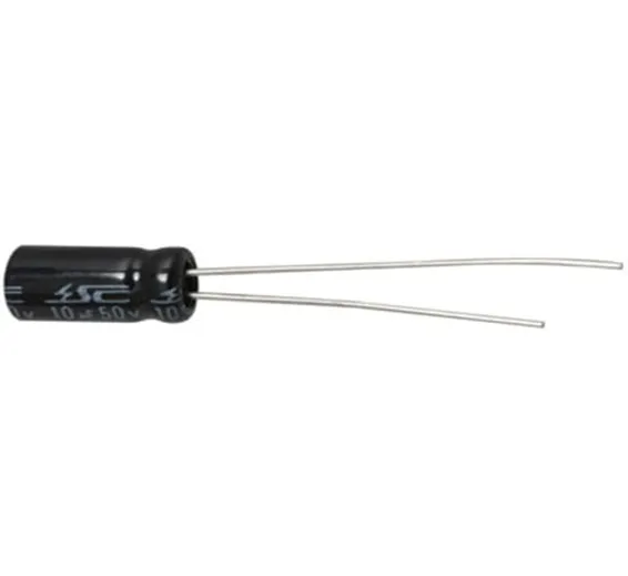 Aluminum 10uF 50V Electrolytic Capacitor Aluminum 10uF 50V Electrolytic Capacitor