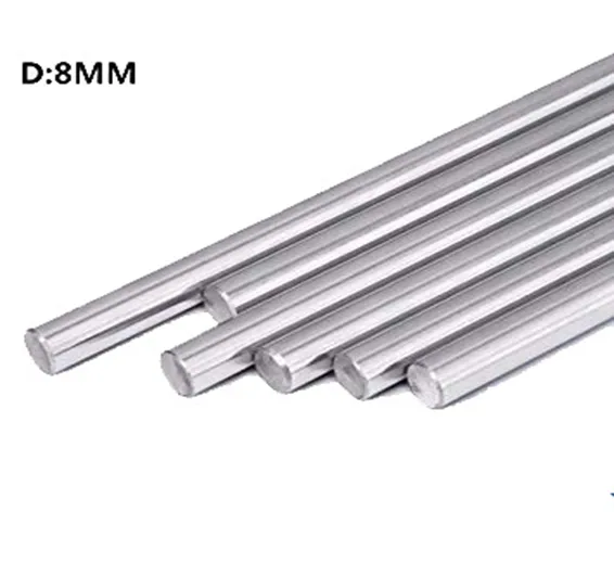 Optical Axis 500 mm Smooth Rods 8mm Linear Shaft Rail 3D Printers Parts Chrome Plated Guide Slide Part