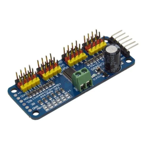 PCA9685 Servo Motor Driver 16-Channel 12 Bit PWM Servo Motor Driver ...