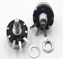 1K 1W Single Turn Rotary Taper Carbon Wire wound Potentiometer Volume Resistor 1K 1W Single Turn Rotary Taper Carbon Wire wound Potentiometer Volume Resistor