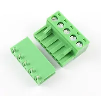 5 Pin Connector PCB Mount Right Angle, Bent Screw Terminal 5 Pin Connector PCB Mount Right Angle, Bent Screw Terminal