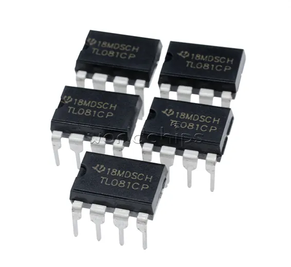 TL081 DIP-8 TL081CP IC JFET Input Operational Amplifier TL081 DIP-8 TL081CP IC JFET Input Operational Amplifier
