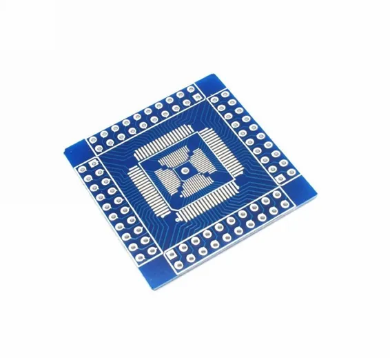 QFN / QFP / TQFP / LQFP 16-80 To DIP Adapter/Breakout Board QFN / QFP / TQFP / LQFP 16-80 To DIP Adapter/Breakout Board