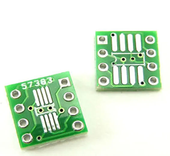 SOP8 SO8 SOIC8 TSSOP8 MSOP8 to DIP8 Adapter PCB Conveter Board