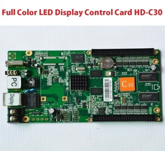 HD-C30 huidu full color asynchronous led sign board led matrix controller for led screen outdoor p4 p8 p10 HD-C30 huidu full color asynchronous led sign board led matrix controller for led screen outdoor p4 p8 p10