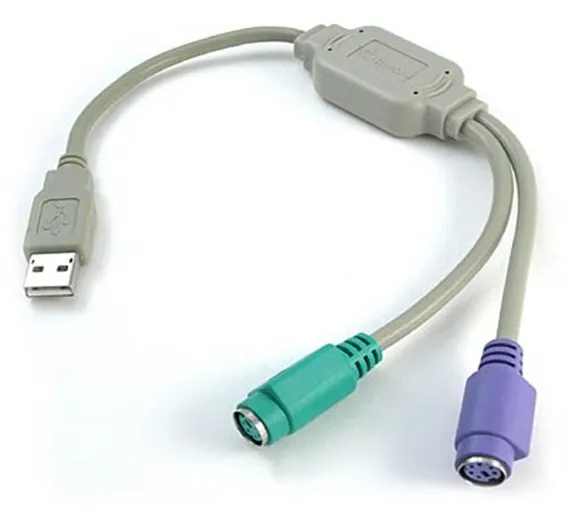 Usb Male To Ps/2 Ps2 Female Cable Adapter Converter